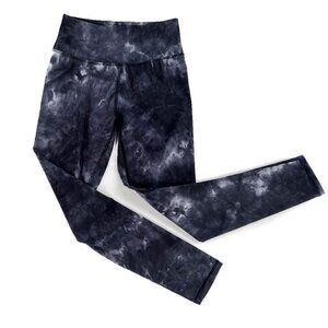 Royal Blue Tie-Dye Seamless High Waist Leggings